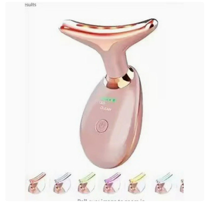 EMS Thermal Neck Lifting and Tighten Massager Electric Microcurrent Wrinkle Remover