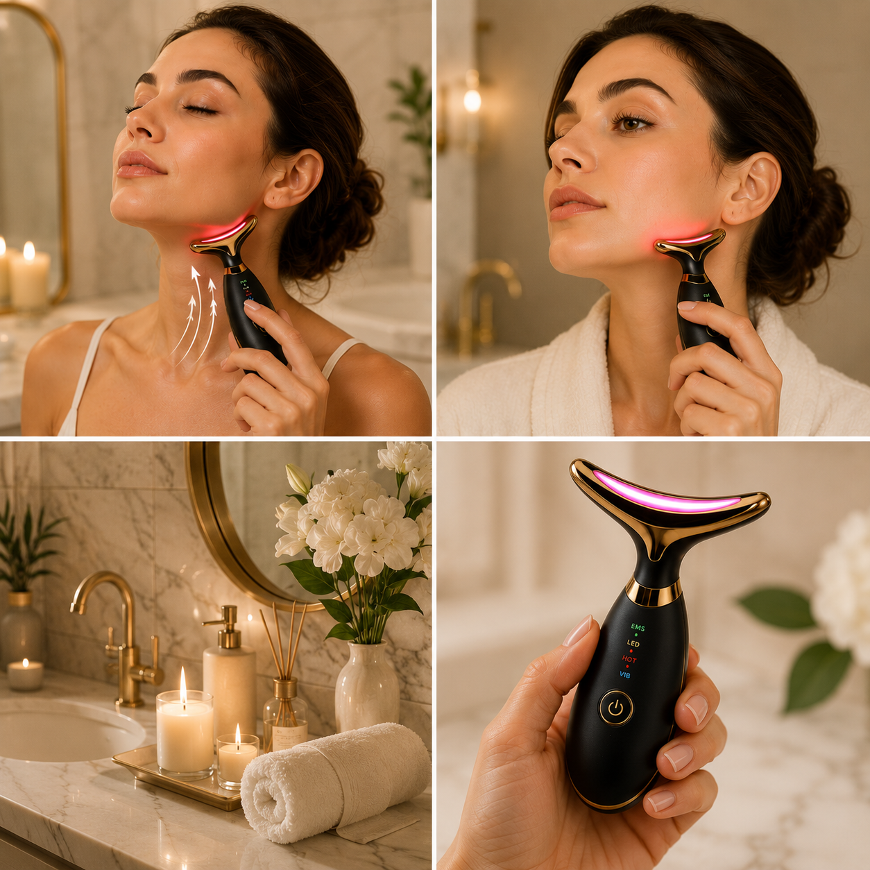 AuraLux Neck & Face Massager