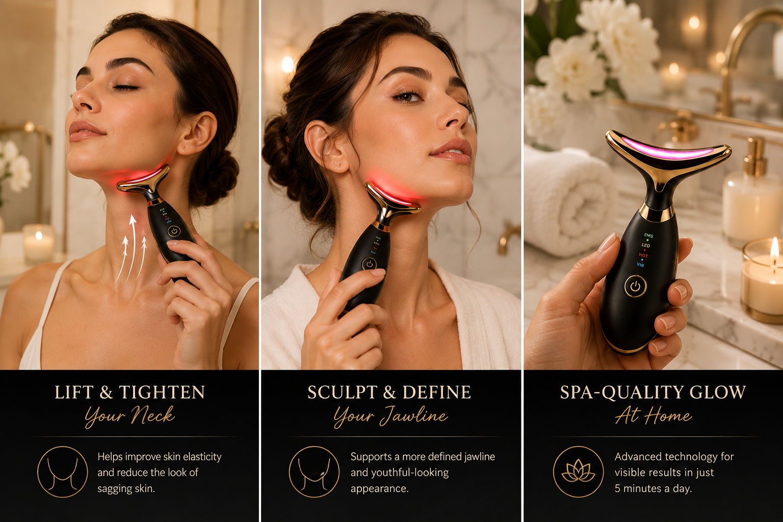 AuraLux Neck & Face Massager